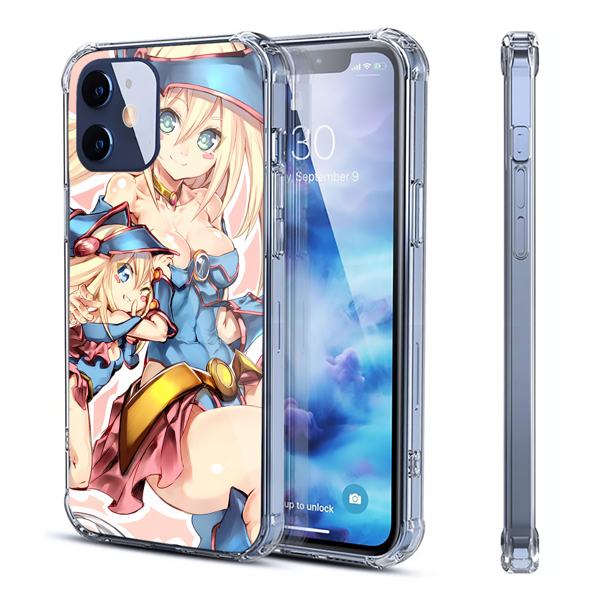 （画像用） 遊☆戯☆王 Yu-Gi-Oh! 【iPhone 12シリーズ対応】透明スマホケース（クリアソフトケース）
